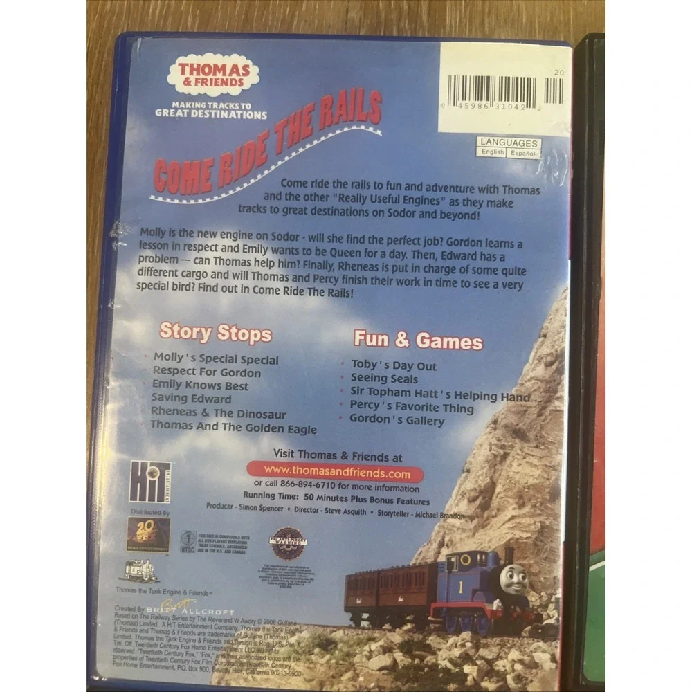 Thomas‎ The Train Engine Kids Family (DVD's) Movie Thomas And Friends Lot of 4